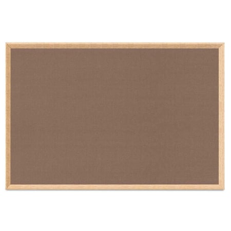 United Visual Products Decor Wood Combo Board, 48"x36", Cherry/Black Porcelain & Pearl UV703DEFAB-CHERRY-BLKPORC-PEARL